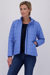 Blauwe licht gewatteerde jas  van Claude Arielle voor Dames