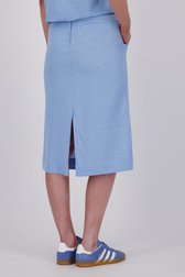Blauwe midirok met gemêleerde look van Libelle voor Dames