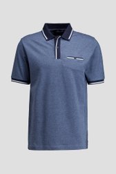 Productfoto 1 van Blauwe polo met korte mouwen door Dansaert Blue voor Heren