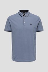 Productfoto 1 van Blauwe polo met korte mouwen door Only & Sons voor Heren