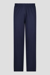 Blauwe pyjamaset met geruit hemd van Götzburg voor Heren