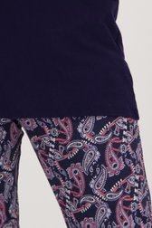 Blauwe pyjamaset met paisley print van Götzburg voor Dames