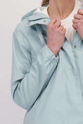 Detail van Blauwe regenjas door Tantä voor Dames