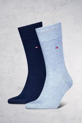 Blauwe sokken - 2 paar van Tommy Hilfiger voor Heren