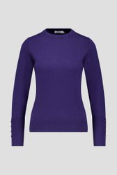 Productfoto 1 van Blauwe trui met metallic knopen door Liberty Island voor Dames