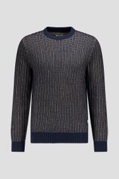 Productfoto 1 van Blauwe trui met motief door Casual Five voor Heren