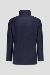 Productfoto 3 van Blauwe wollen mantel door Dansaert Blue voor Heren