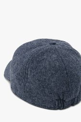 Blauwe wollen pet met fijn motief van Derby Sport voor Heren