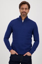 Blauwe wollen trui  van Dansaert Blue voor Heren