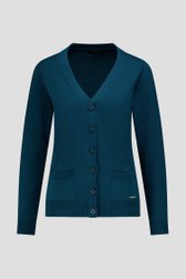 Productfoto 1 van Blauwgroene cardigan door Claude Arielle voor Dames