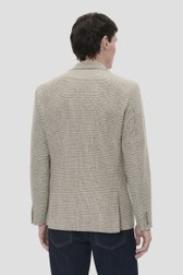 Le dos de Blazer à carreaux beige de Matinique pour Hommes