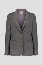 Photo produit 1 de Blazer anthracite avec clous dorés de Geisha pour Femmes