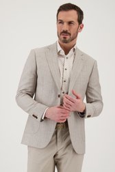 Blazer beige-marron à chevrons - slim fit de Upper East pour Hommes