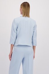 Le dos de Blazer bleu ciel avec bouton  de More & More pour Femmes
