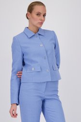 Blazer bleu clair en bouclé de D'Auvry pour Femmes