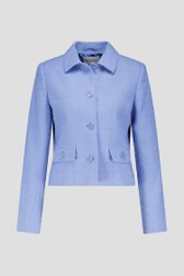 Blazer bleu clair en bouclé de D'Auvry pour Femmes
