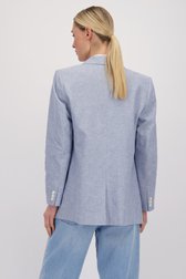 Le dos de Blazer bleu clair  de Liberty Island pour Femmes