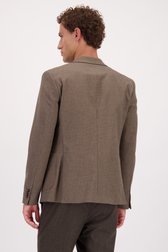 Le dos de Blazer brun à fines rayures - Slim fit de Upper East pour Hommes