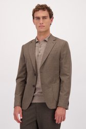 Le devant de Blazer brun à fines rayures - Slim fit de Upper East pour Hommes