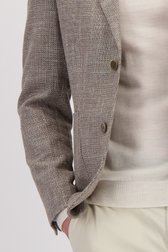 Détail de Blazer brun chiné texturé de Matinique pour Hommes