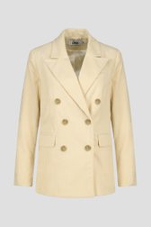 Blazer crème en velours côtelé de Louise pour Femmes