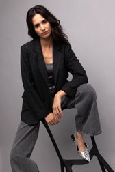 Photo supplémentaire 4 de Blazer gris à rayures avec des studs  de Louise pour Femmes