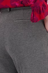 Blazer gris clair à rayures de More & More pour Femmes