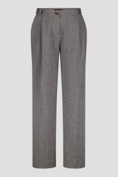 Blazer gris clair à rayures de More & More pour Femmes