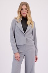 Le devant de Blazer gris de Libelle pour Femmes