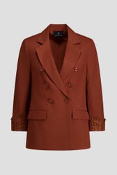 Photo produit 1 de Blazer marron avec broderies de AC by Annelien Coorevits pour Femmes