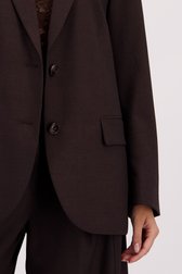 Détail de Blazer marron foncé de Louise pour Femmes