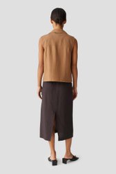 Blazer sans manches marron de Opus pour Femmes