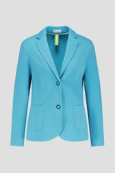 Blazer turquoise en tissu texturé de Barbara Lebek pour Femmes