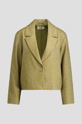 Photo produit 1 de Blazer vert chiné de Libelle pour Femmes