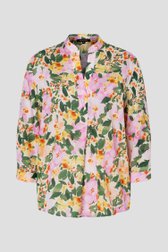 Blouse à fleurs roses et vertes de More & More pour Femmes