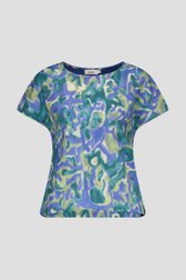 Blouse à imprimé aquarelle bleu et vert de Libelle pour Femmes