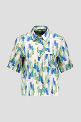 Blouse à imprimé aquarelle bleu et vert de Liberty Loving nature pour Femmes