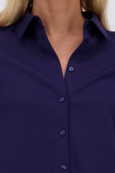 Détail de Blouse à manches longues bleue foncée de Liberty Island pour Femmes