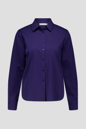 Photo produit 1 de Blouse à manches longues bleue foncée de Liberty Island pour Femmes