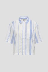 Blouse à rayures bleu-blanc à manches courtes de JDY pour Femmes