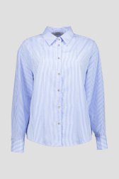Photo produit 1 de Blouse à rayures bleues  de Geisha pour Femmes