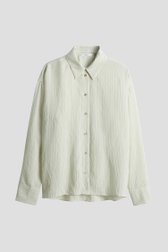 Blouse à rayures vert clair de Opus pour Femmes