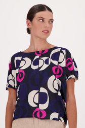 Blouse aérée avec imprimé  de Opus pour Femmes