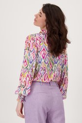 Blouse avec imprimé aquarelle coloré de Geisha pour Femmes
