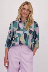 Le devant de Blouse avec imprimé graphique coloré de Libelle pour Femmes
