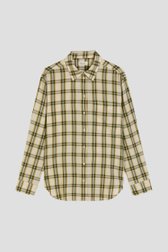 Photo produit 1 de Blouse beige à carreaux de Marc O'Polo pour Femmes