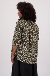 Blouse beige à imprimé léopard de JDY pour Femmes