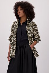 Blouse beige à imprimé léopard de JDY pour Femmes