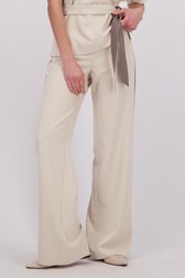 Photo supplémentaire 1 de Blouse beige avec lien à nouer de D'Auvry pour Femmes