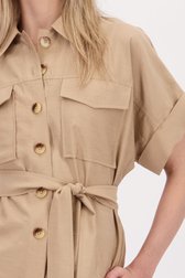 Photo supplémentaire 1 de Blouse beige avec lien à nouer de D'Auvry pour Femmes